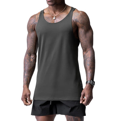 Chaleco Deportivo Talla Grande Estampado Cuello Redondo para Hombre - Image 16