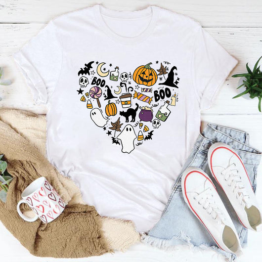 Camiseta Halloween Boo Pumpkin Love Unisex - Image 16