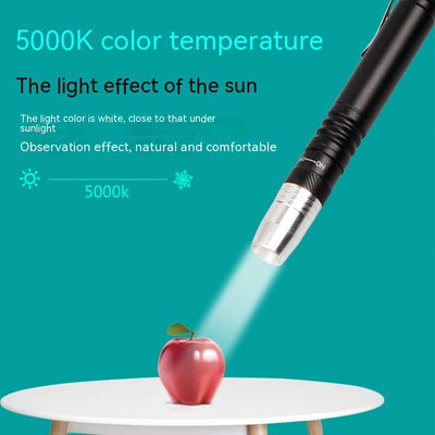 Linterna Médica Dual LED Blanca y Púrpura - Bolígrafo Lámpara Profesional Aluminio - Image 12