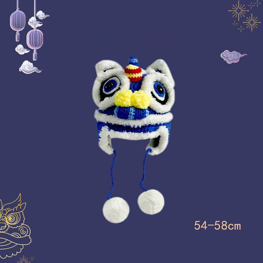 Pack Gorro de Lana Tejido a Mano León Estrella Mamá e Hijo Invierno - Image 17