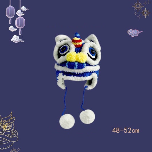 Pack Gorro de Lana Tejido a Mano León Estrella Mamá e Hijo Invierno - Image 18