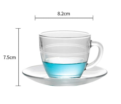 Taza de Café Cristal Templado Resistente al Calor - Diseño Europeo Moderno - Image 25