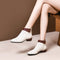 Botas Altas de Cuero con Red para Mujer