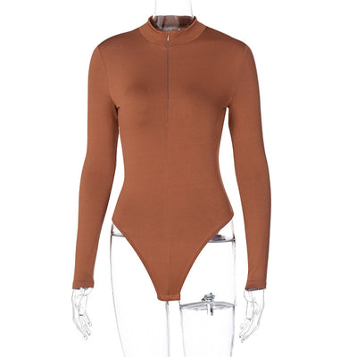 Jumpsuit Ajustado de Manga Larga con Cierre para Mujer - Image 18
