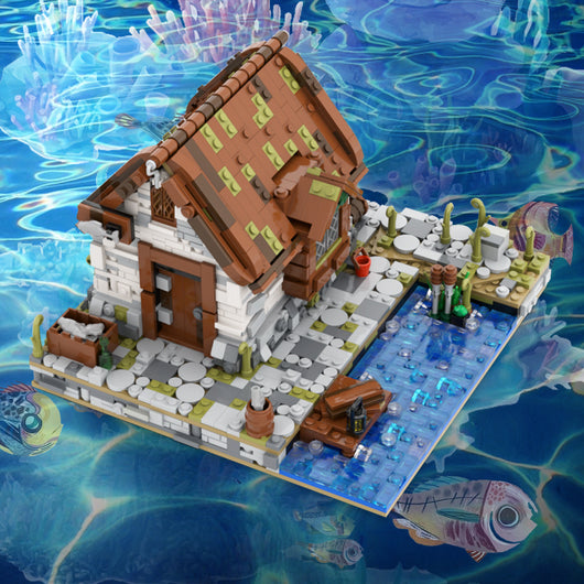 Casa de Pesca Costera - Juego de Bloques de Construcción - Image 9