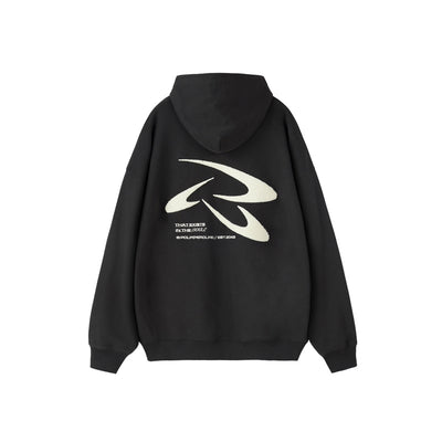 Sudadera con Capucha Retro Bordada para Hombre - Image 7
