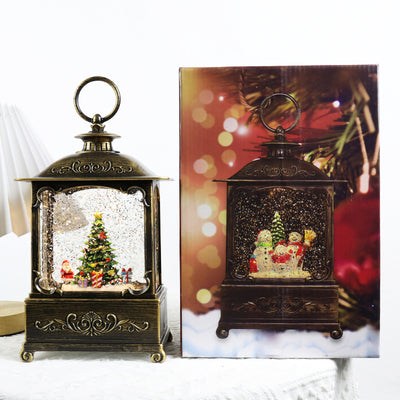 Lámpara Musical de Cristal para Navidad con Caja de Música - Image 12