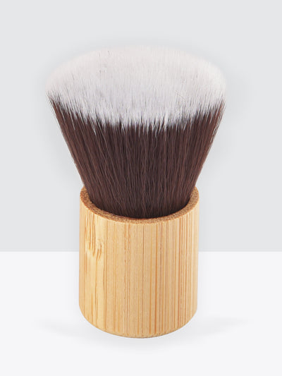 Brocha de Maquillaje Plana con Mango de Bambú - Image 13