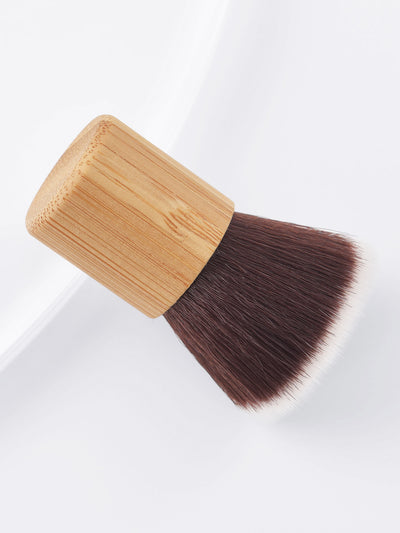 Brocha de Maquillaje Plana con Mango de Bambú - Image 14