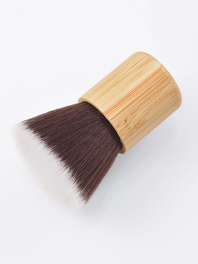 Brocha de Maquillaje Plana con Mango de Bambú - Image 15