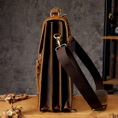 Mochila de Cuero Genuino Premium - Estilo Casual Resistente - Image 8