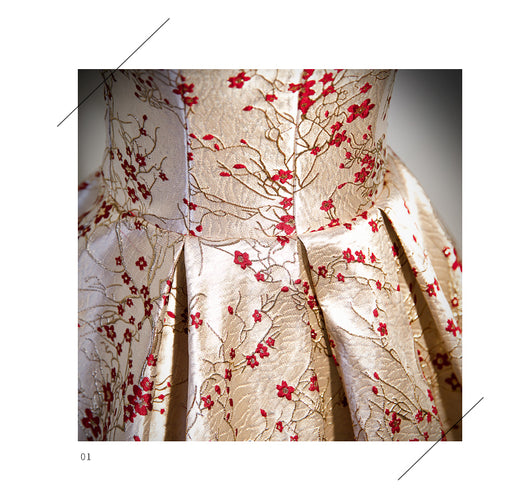 Vestido de Novia Hombros Descubiertos con Detalles de Encaje Pesado - Image 12