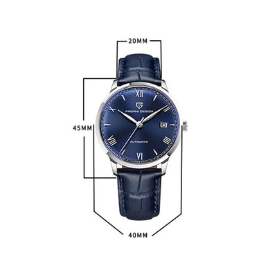 Reloj Automático de Acero Inoxidable Resistente al Agua con Correa - Image 26