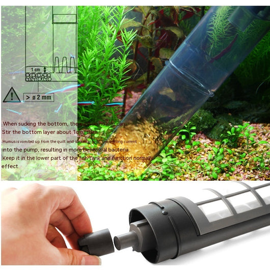 Limpiador Eléctrico de Arena para Acuarios - Aspiradora de Grava Sumergible - Image 9