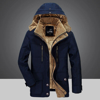 Abrigo de Invierno para Hombre, Estilo Parka con Forro Polar - Image 8