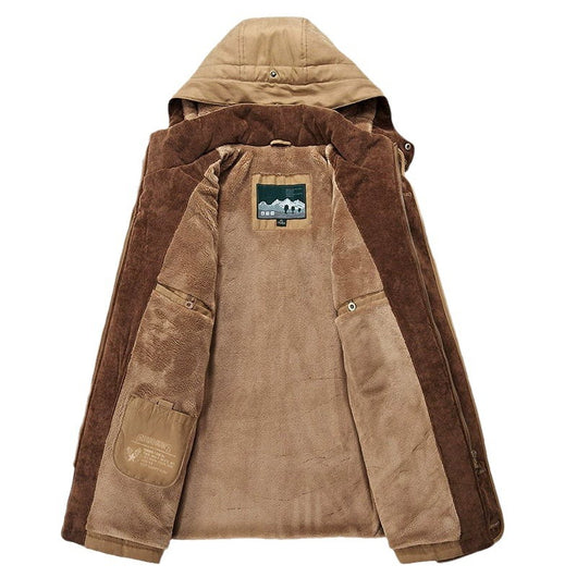 Abrigo de Invierno para Hombre, Estilo Parka con Forro Polar - Image 10
