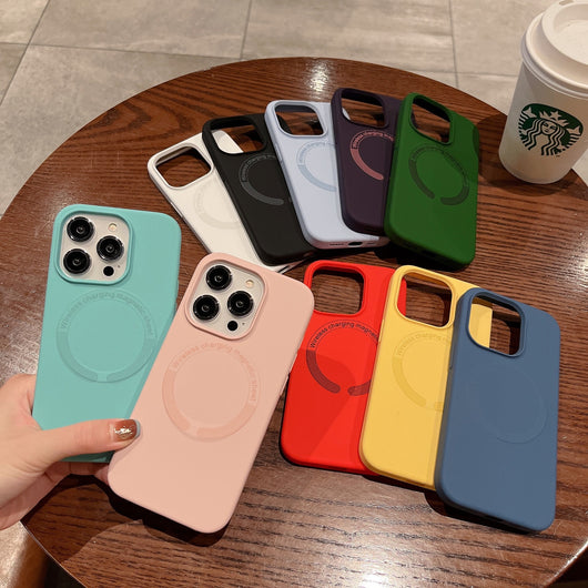 Funda Protectora de Silicona Líquida con Cierre Magnético