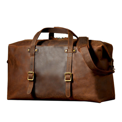 Bolsa de Viaje de Cuero Genuino Capacidad Extra Grande para Hombre - Image 17