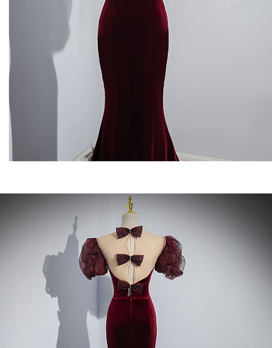 Vestido de Noche Terciopelo Performance para Mujer - Image 29