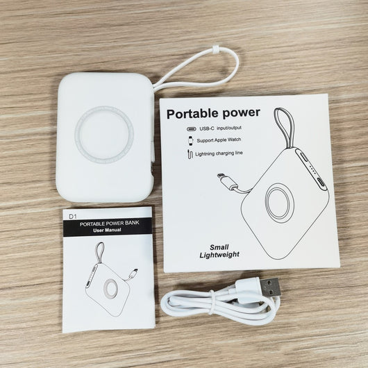 Batería Portátil 5000mAh Triple Conector con Cable Integrado - Image 9
