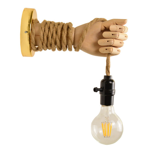 Lámpara de Pared LED Madera Estilo Europeo para Mesita de Noche - Image 10