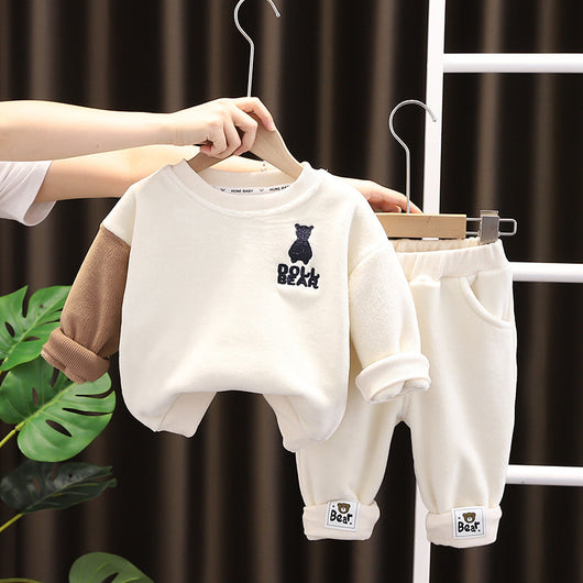 Conjunto de Suéter Polar para Niños - Otoño e Invierno - Image 22