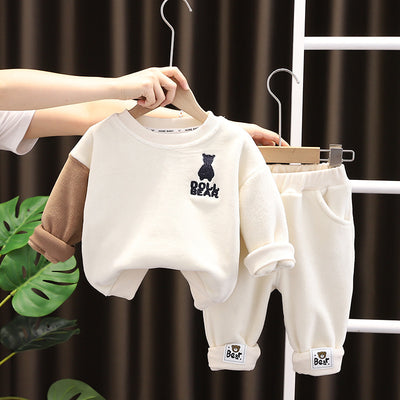 Conjunto de Suéter Polar para Niños - Otoño e Invierno - Image 37