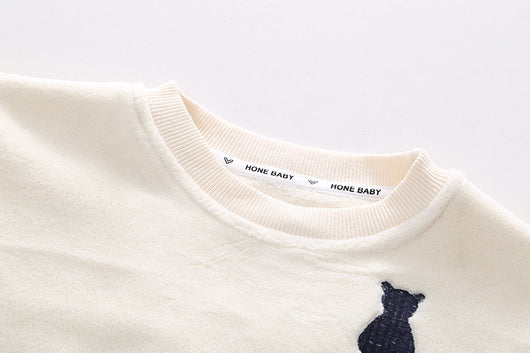 Conjunto de Suéter Polar para Niños - Otoño e Invierno - Image 39