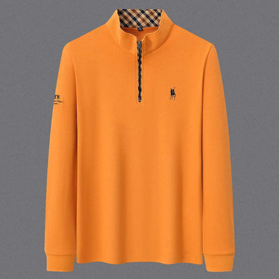 Camisa Base de Algodón con Cierre Medio para Hombre Adulto y Mayor - Image 15