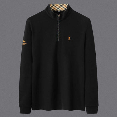 Camisa Base de Algodón con Cierre Medio para Hombre Adulto y Mayor - Image 17
