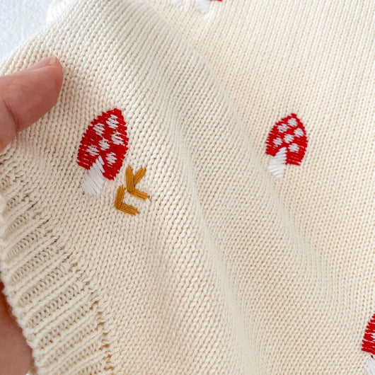 Conjunto de Punto para Bebé con Cuello de Loto Bordado - Ropa de Otoño - Image 18