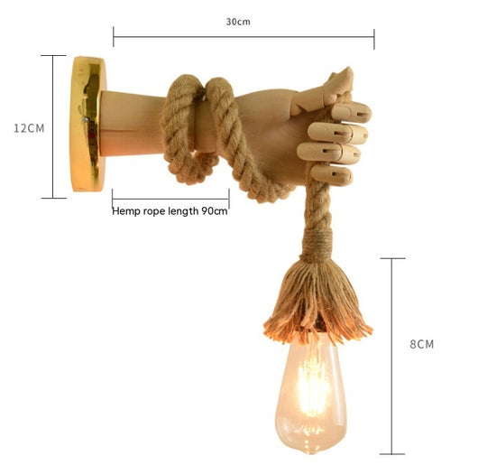 Lámpara de Pared LED Madera Estilo Europeo para Mesita de Noche - Image 16