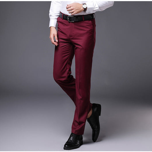 Pantalón Slim Recto Ejecutivo para Hombre - Traje de Negocios - Image 10