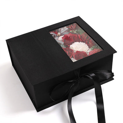 Caja de Jabón Floral en Forma de Corazón - Flores de Jabón Artesanal - Image 5