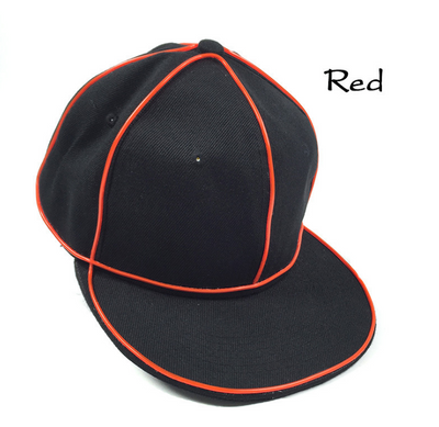 Gorra de Béisbol LED Fluorescente Hip Hop con Borde Plano - Image 3