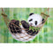 Pintura por Números: Panda Relajado en la Hamaca