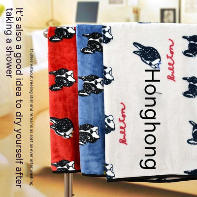 Manta de Felpa Coral para Cama de Perro