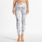 Pantalones de yoga con estampado y tela elástica