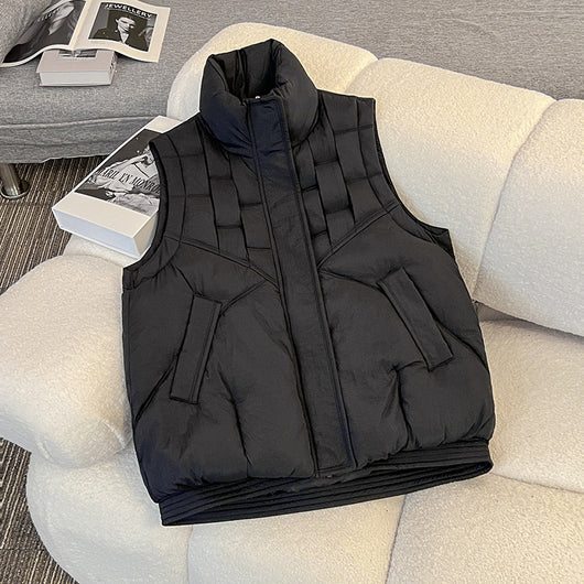 Chaleco Casual de Cuello Parado - Diseño Versátil y Moderno - Image 4