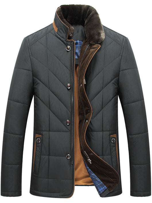 Abrigo Acolchado Cálido para Hombre Adulto Mayor - Invierno Premium - Image 13