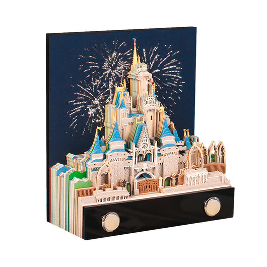 Modelo de Castillo de Cuento de Hadas - Arte en Papel 3D Tallado - Image 20