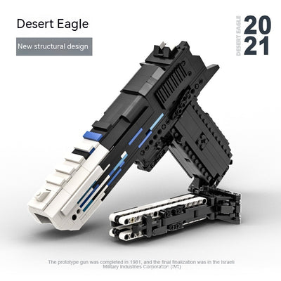 Pistola Águila del Desierto de Madera - Juguete Armable con Tecnología - Image 12