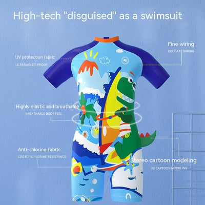 Traje de Baño Infantil con Diseño de Caricaturas - Image 11