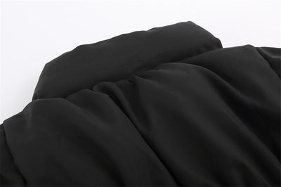 Abrigo Tipo Pan con Cuello Alzado y Costuras Plisadas en Contraste de Rayas para Hombre - Image 22