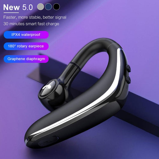 Auriculares Bluetooth de Oreja Colgante con Espera Prolongada - Image 3