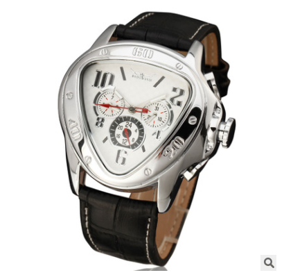 Reloj Automático Mecánico JARAGAR Estilo Europeo Tres Ojos Corazón para Hombre - Image 4
