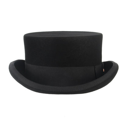 Sombrero de Fieltro de Lana Tipo Cilindro - Unisex para Mago y Eventos - Image 2