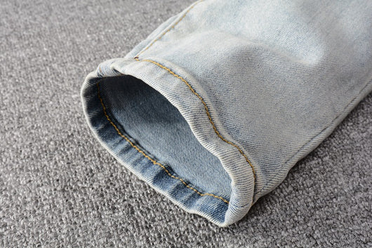 Jeans Skinny Ajustados con Algodón Elástico y Detalles Rotos - Image 17