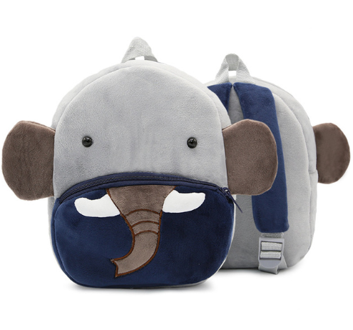 Mochila Escolar Infantil Arcoíris con Diseño Cartoon y Material Suave Peluche - Image 43
