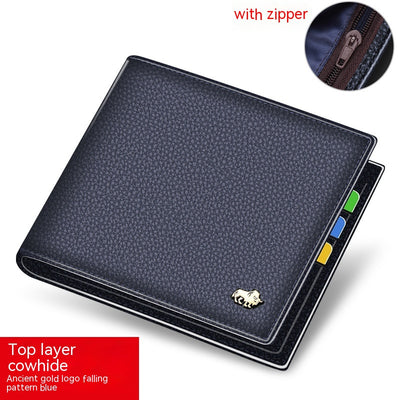 Cartera Corta para Hombre en Cuero Genuino con Múltiples Compartimientos - Image 20